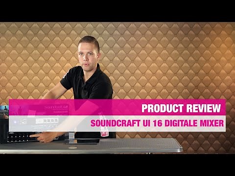 Review Soundcraft Ui16 Digitale Mixer | Bax Music