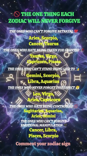 “Do THIS to your zodiac sign… and they may NEVER forgive you. 🚫👀” #astrology #zodiac #viral #shorts