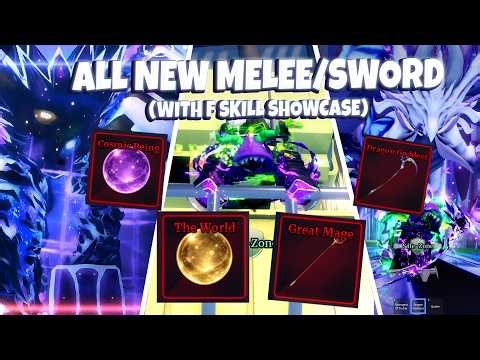 ALL Cosmic Garou, Frieren, Dio, Dragon Goddes F Skill Showcase in Sailor Piece Sea 2 Update