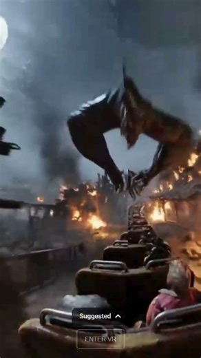 This VR Ride Is NOT for Weak Hearts 😱🎢 #shorts