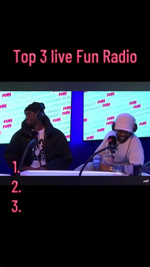 Top 3 Live Fun radio 🚨 Tu choisirais quoi en top 1? Dis le en commentaire! 👇🏻💬 #funradio #musique #fyp #music #live