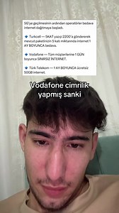 Bedava İnternet Kampanyaları: Turkcell, Vodafone, Türk Telekom