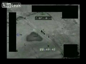 UAV Predator Engages Insurgents