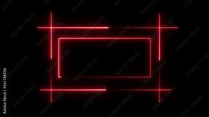 Neon Lights Motion Loops Square Motion Beautiful Lights Beautiful Linear Lamp Background Abstract Square Light Trails Fast Moving Light Color Lamp Background Art Effect .