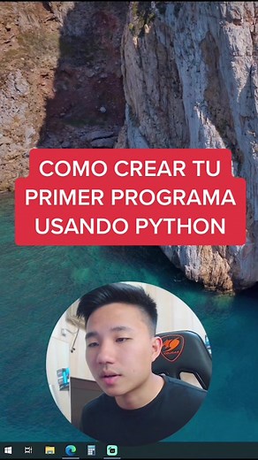 Programación básica en python #programacion #python #desarrolloweb
