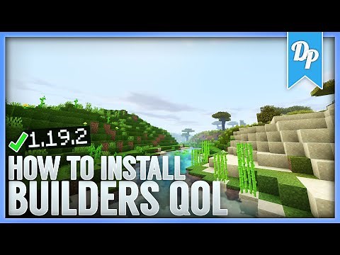 How To Install Builders QoL Shaders for Minecraft 1.19.2 | Minecraft Low End Shaders