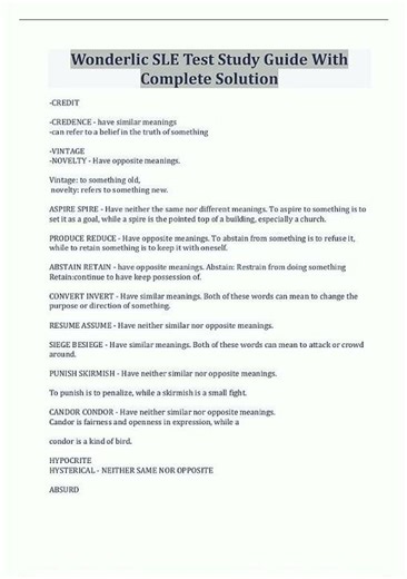 Latest Wonderlic practice test LATEST UPDATEGUARANTEED SUCCESS1857 video