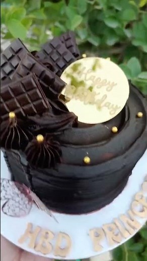 Yummy Dark Chocolate Cake—Soft & Delicious! 😋🍫