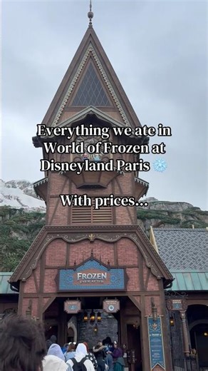 Everything we ate in World of Frozen at Disneyland Paris ✨With Prices! #dlp #worldoffrozen