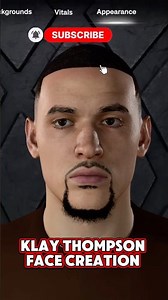 YOUNG KLAY THOMPSON FACE CREATION NBA 2K27 #shorts #viral #gaming #2k #basketball #nba #subscribe