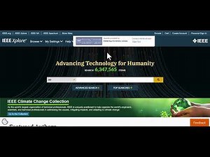 IEEE Xplore Standards Search Tutorial
