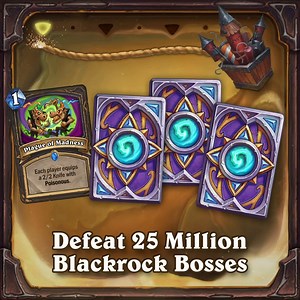 Your E.V.I.L. efforts have defeated over 12 Million bosses and unlocked another Saviors of Uldum card reveal! Don't give up now! 💥 blizz.ly/2XDfyjN | Hearthstone