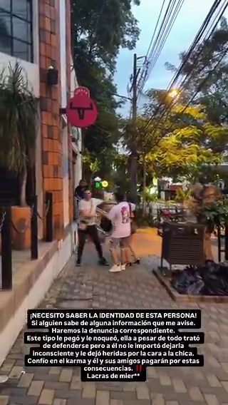 🔴ES PARA UN TRABAJO PRÁCTICO: PIDEN AYUDA PARA IDENTIFICAR A HOMBRE GOLPEADOR DE MUJERES ◾Piden ayuda para identificar a un hombre que golpeó en la cara a una mujer.◾"Si alguien sabe de alguna información, que me avise. Haremos la denuncia correspondiente", publicó Nilda Pereira en Instagram.🎥nildapereirapy (IG) @delpynews