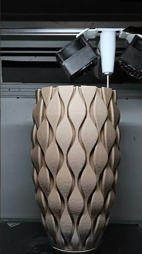 Clay 3D printing: shaping layer by layer, blooming the flower of art#clay #pottery #3dprinting