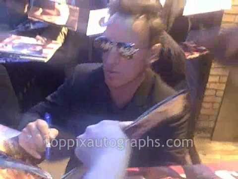 Bruce Springsteen - Signing Autographs at The Daily Show with Jon Stewart