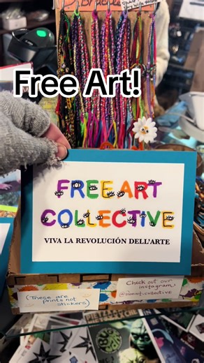 Free Art that we gave away at @aaronsalley! #freeartcollective #art #freeart #freeartmovement #freeartforall #allartforfree #artactivism #artivism #craftivism #arttherapy #artrevolution #communityart #artisforeverybody #supportlocalartists #goodvibes #rochester #rochesterny #rochesterart #rochesterartists #fyp #fypage #fypシ