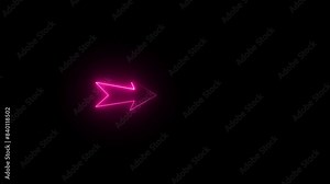 Aim target with arrow sign. Marketing targeting strategy symbol animated. Bow arrows fly on the target animation. Stock Video
