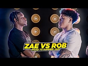 Rob vs Zae... The BIGGEST 1v1 Game In YouTube Basketball HISTORY | Road To Summer Jam