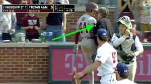 College Baseball Umpire Deserves Suspension For Chest-Bumping Player During Heated Incident