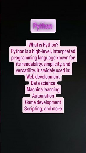 "What is Python? 🐍 | The Most Beginner-Friendly Programming Language Explained"