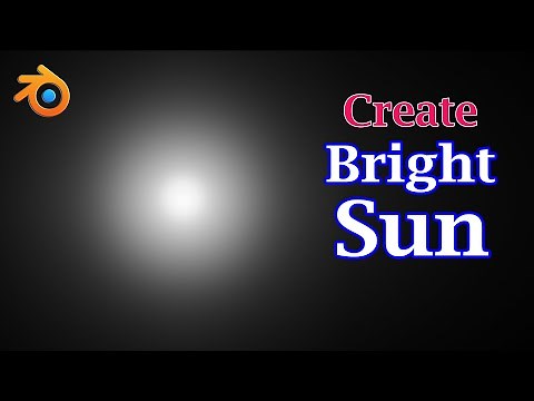 Create Bright & Realistic Sun Easily | Solar Glow | Sun Under The Cloudy Sky | Blender 2.9x Eevee