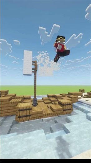 Minecraft Small Ship Design #minecraft #viral