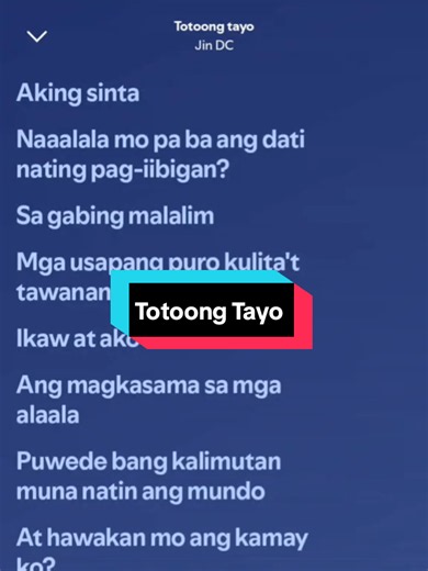 Totoong Tayo Full Lyrics – Jin DC | Ikaw at Ako karaoke-ready