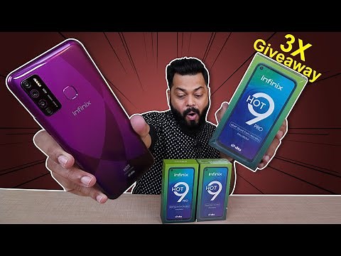 Infinix Hot 9 Pro & Hot 9 Unboxing And First Impressions⚡⚡⚡Hole Punch, 48MP Camera (3x GIVEAWAY)