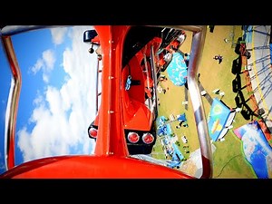 INTENSE Classic Amusement Park Ride! Enterprise at the Central Florida Fair POV.