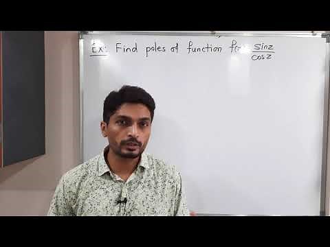 Basic Complex Analysis - Unit 3 - Lecture 19 - Finding poles of Function