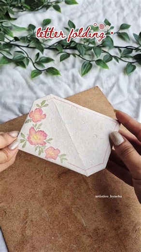 Letter folding technique | Handwritten letters