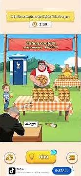 Brain Puzzle 3: the Main Character Finish All the Burgers! 🍔 Solution & Walkthrough #shorts #puzzle