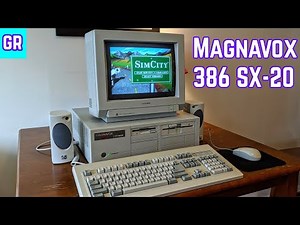 Philips Magnavox 386 SX-20 Vintage Computer from 1992