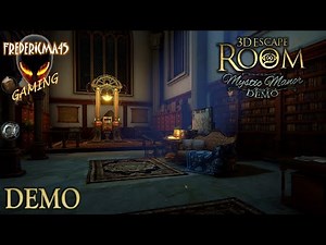 3D Escape Room: Mystic Manor FULL DEMO Walkthrough (Puzzle Escape Game)