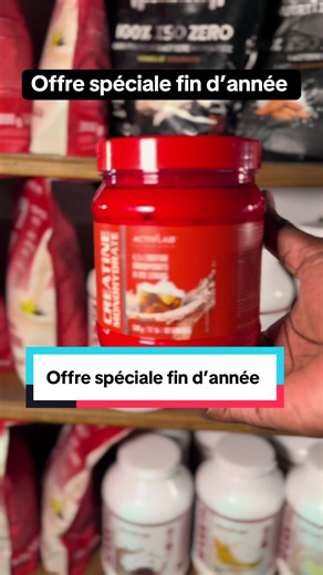 🎉 OFFRE SPÉCIALE FIN D’ANNÉE 🎉 Profitez de -15 % de réduction sur nos créatines pendant les fêtes 💪 \t•\tCréatine Monohydrate Micronisée Ostrovit 500 g : de 29 900 à 25 500 \t•\tCréatine Monohydrate Activlab 500 g saveur cola : de 27 900 à 24 000 📅 Offre valable du 17 décembre 2025 au 5 janvier 2026 🚚 Livraison offerte Boostez vos performances et commencez la nouvelle année en force 🔥 cliquez sur sur le lien dans la bio ou écris-moi au 229 41590000 #cotonou229🇧🇯 #complementalimentaire #b