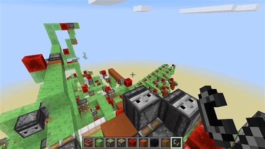 《我的世界》 1.11.2版本 原创红石大型机器人的使用与原理讲解