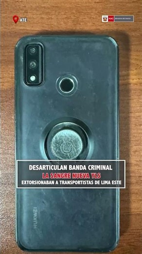 Ate: PNP desarticula presunta banda criminal “La Sangre Nueva YLS”
