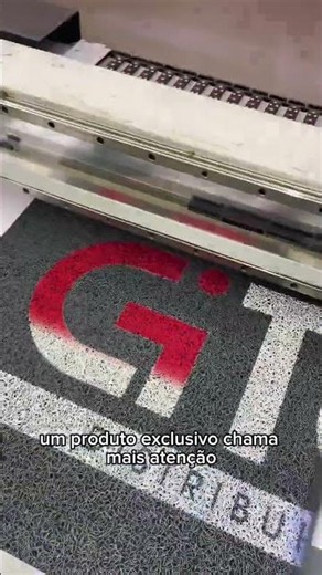 mais uma aplicação incrível com a JFX200! #mimaki #tapete #tapetepersonalizado #equipamento