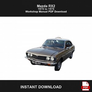 Mazda RX2 Repair Manual PDF Download, Workshop & Service Manual, Maintenance, 1970 to 1978 - Etsy UK