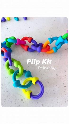 Rozanne | Bright Little Brains | 🔗 Comment POP for a direct link! These NEW Plip Kit and Plip Links products from @fatbraintoys consist of flexible links that will make... | Instagram