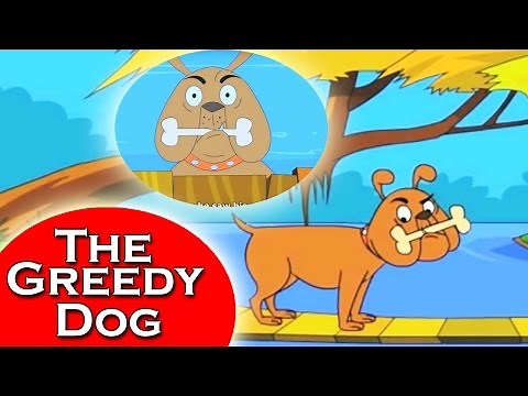 Greedy Dog | लालची कुत्ता | Moral Stories for Kids in Hindi by Amar Gathayein
