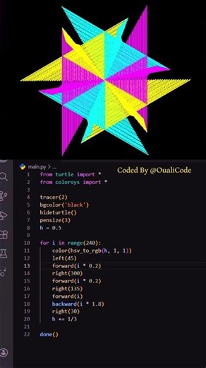 #python #oualicode #correctcoding #javascript #programming #coding #graphics