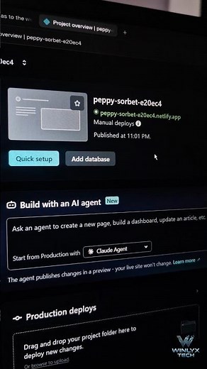 Host Your Website for FREE in 1 Minute | Netlify Drag & Drop Deployment 🚀 #shorts