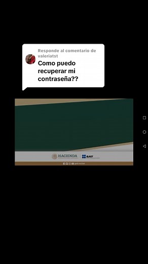 Respuesta a @valeriatst #tutorial #contraseña #generacion #renovacion #sat #id #tramites