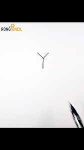 Most Easy Drawing with Letter YYYY 🥰 #drawing #draw #art #girls | Rong Pencil