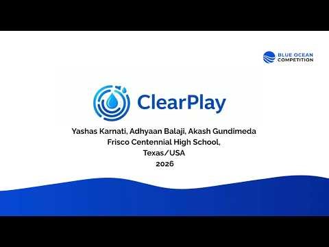 ClearPlay - Blue Ocean Entrepreneur Competition 2026 Pitch