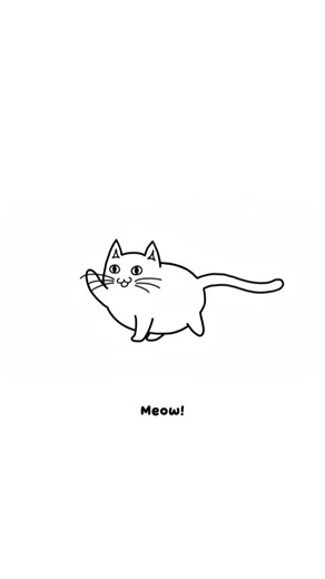 Does Your Cat Say Sorry? YES—But Not the Way You Think #cat #catbehavior #pets #shorts #animation