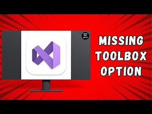 Fix Missing Toolbox Option in Visual Studio WinForms