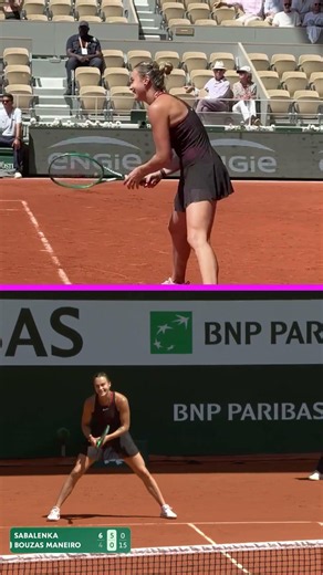 Aryna Sabalenka asked if the umpire was too close to her during the final set 😅