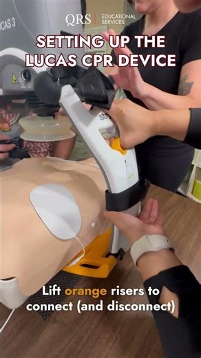 LUCAS AutoPulse Device: How to Attach Upper Part #resuscitation #lucas #autopulse #cpr #nursing